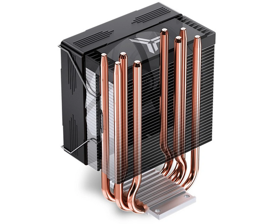  Кулер JONSBO CR-1300 Evo Black LGA1700/1200/115X/AM5/AM4 (TDP 160W, PWM, 90mm Dynamic Multi-Color LED Fan, 4 тепловые трубки, 4-pin) Retail 