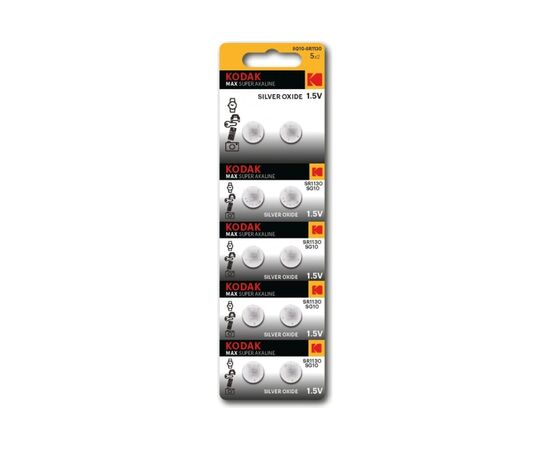  Элемент питания  Kodak SG10 (389) SR1130, SR54 MAX Silver Oxid Button Cell (10/100/2000) 