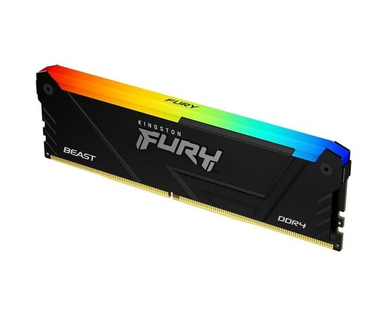  ОЗУ Kingston Fury Beast Black RGB XMP KF436C18BB2A/16 16GB DDR4 3600MHz DIMM CL18, 1.35V 288-pin Non-ECC 