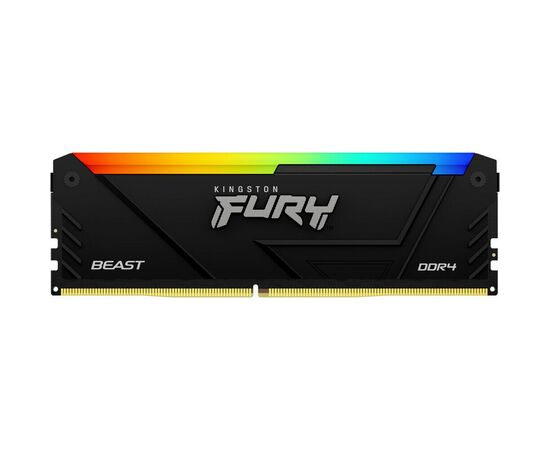  ОЗУ Kingston Fury Beast Black RGB XMP KF436C18BB2A/16 16GB DDR4 3600MHz DIMM CL18, 1.35V 288-pin Non-ECC 