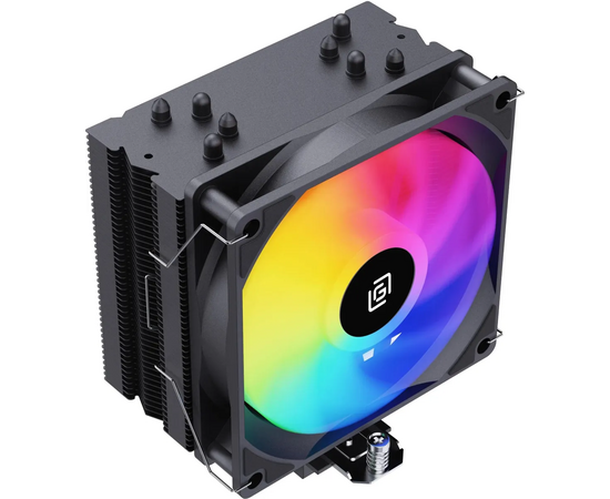  Кулер Оклик OG-CPC180FRGB-PWM1 RGB Soc-AM5/AM4/1151/1200/2066/2011/1700 черный 4-pin 20dB Al+Cu 180W 820gr Ret 