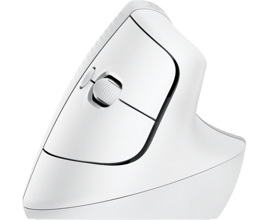 Мышь беспроводная Logitech Lift (910-006475) белый/серый оптическая (4000dpi) USB (5but) 