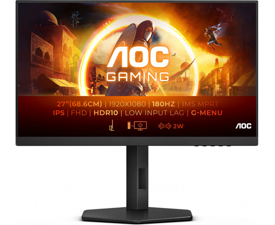  Монитор AOC 27G4X/01 черный 