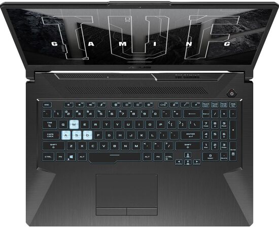 Ноутбук ASUS Tuf Gaming A17 FA706NFR-HX007 (90NR0JW5-M00080) 17.3", IPS, AMD Ryzen 7 7435HS 3.1ГГц, 8 ядер, 16ГБ 512ГБ SSD, RTX 2050 - 4 ГБ NoOS black 