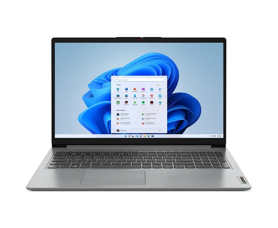  Ноутбук LENOVO IdeaPad 1 15AMN7 (82VG00Q8FE) 15.6" HD AMD Athlon 7120U/8Gb/256Gb SSD/VGA int/noOS/grey 