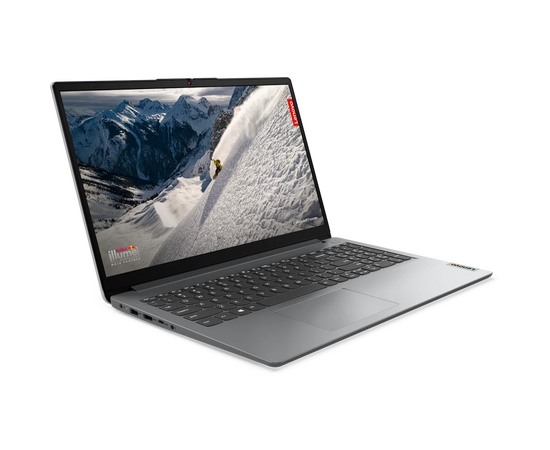  Ноутбук LENOVO IdeaPad 1 15AMN7 (82VG00Q8FE) 15.6" HD AMD Athlon 7120U/8Gb/256Gb SSD/VGA int/noOS/grey 