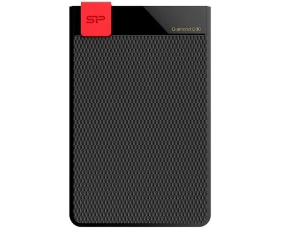  HDD ext 2.5" 1.0TB USB3.1 Silicon Power Diamond D30, чёрный (SP010TBPHDD3SS3K) 