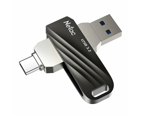  USB-флешка Netac US11 256GB NT03US11C-256G-32BK USB3.0+TypeC Dual Flash Drive 