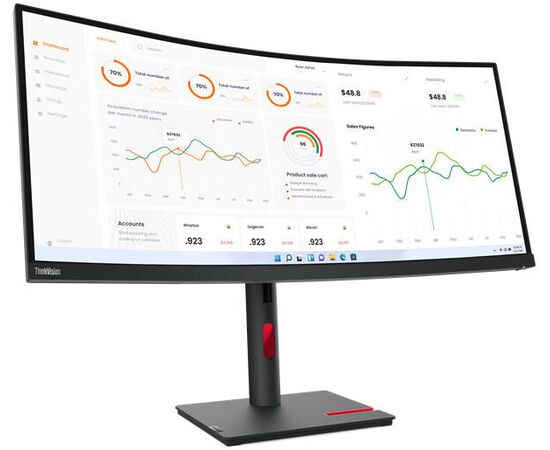  Монитор Lenovo ThinkVision T34w-30 (63D4GAT1EU) 