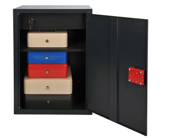  Ящик для денег без номинала Cactus CS-CB-003WT 90x250x180 бежевый сталь 1.367кг 