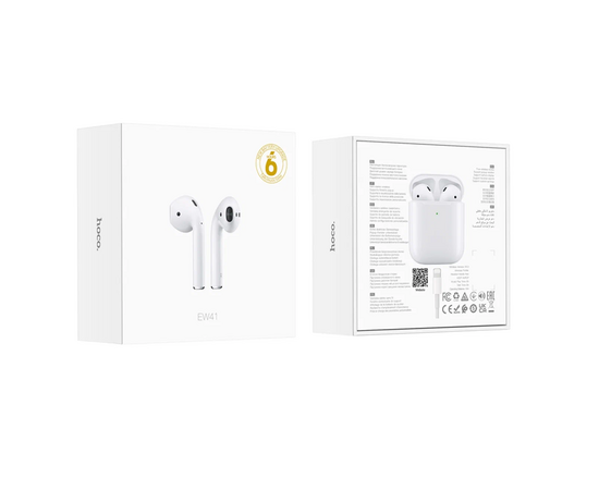  Беспроводные наушники HOCO EW41 True wireless stereo headset (6hours) white 