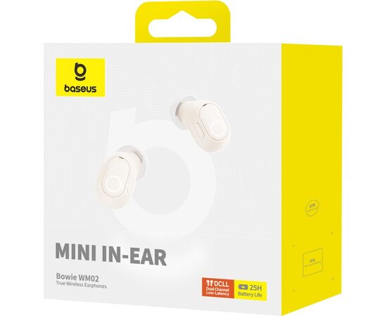  Наушники Baseus Bowie WM02 True Wireless Earphones (NGTW370202) White 