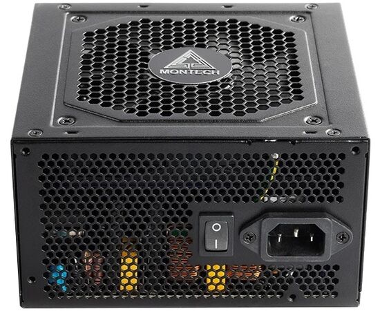  Блок питания Montech Century 850W / ATX 2.43, APFC, 80 Plus Gold, Full Bridge LLC, DC-DC, Japan caps, 120mm fan, full modular 