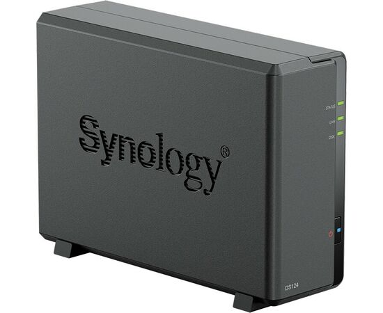  СХД SYNOLOGY DS124 настольное исполнение 1BAY No HDD 