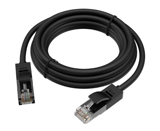 Патч-корд Greenconnect GCR-LNC06-1.5m прямой 1.5m, UTP кат.5e, черный 
