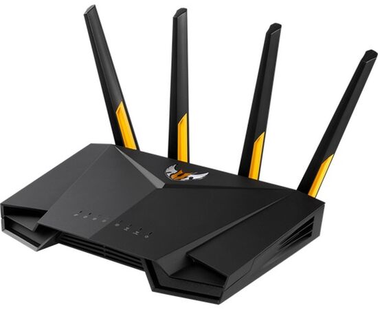  Роутер беспроводной Asus TUF-AX3000 10/100/1000BASE-TX/4G ready черный 