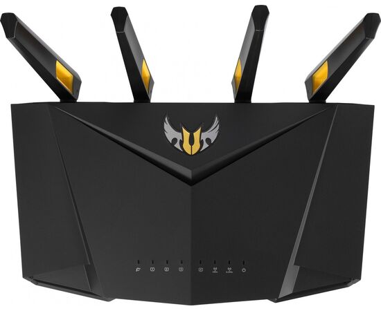  Роутер беспроводной Asus TUF-AX3000 10/100/1000BASE-TX/4G ready черный 