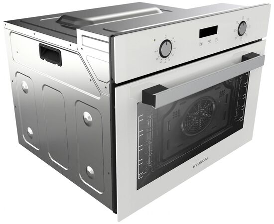  Духовой шкаф Электрический Hyundai HEO 64512 WG стекло белое 