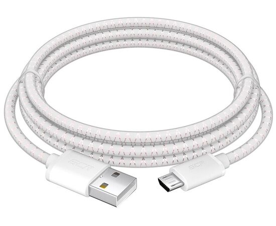  Кабель Greenconnect GCR-54451 MicroUSB 1.5m бело-розовый 