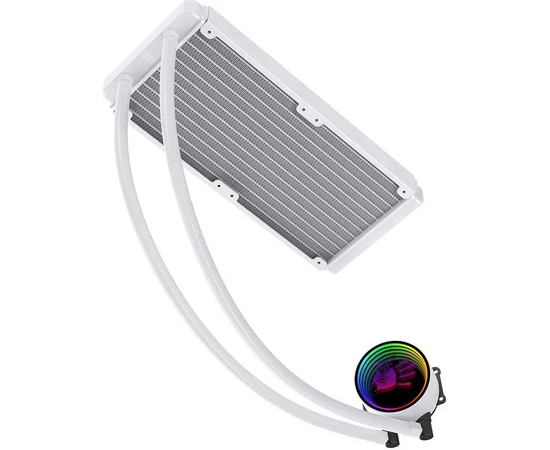  СВО Bloody BD-LC240ARGB1 ARGB (BD-LC240ARGB1-WH) Soc-AM5/AM4/1200/1700/1851 белый 4-pin 22-35dB Al+Cu LCD 260W 1200gr Ret 