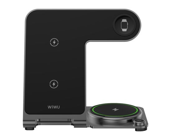  Беспроводное зарядное устройство 3в1 WiWU Wi-W005, 15W (Black) 
