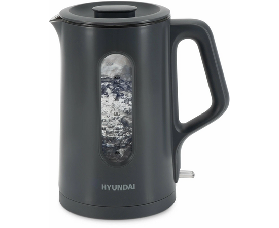  Электрочайник Hyundai HYK-G4508 серый/прозрачный 