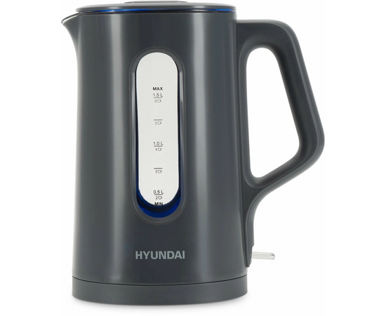 Электрочайник Hyundai HYK-G4508 серый/прозрачный 