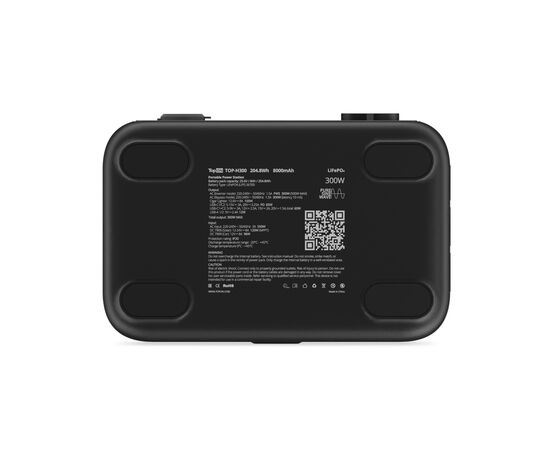  Электростанция портативная TopON Home TOP-H300 64000mAh 1.5A QC3.0/PD3.0 4xUSB черный/серый 