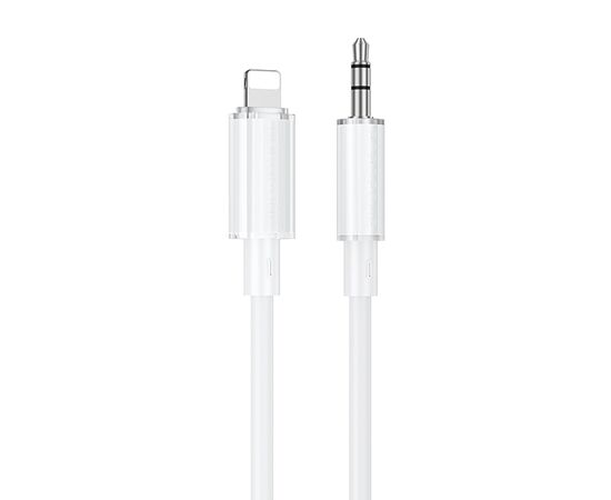  Кабель Lightning - 3.5mm Borofone BL21 Lemon 100см   (white) (236079) 