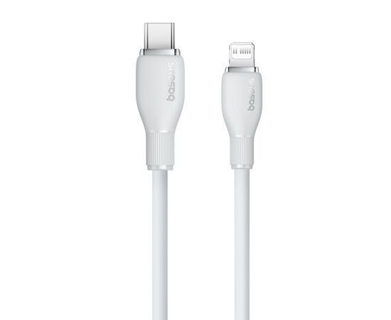  Кабель Type-C to iP Baseus Pudding Series Fast Charging Cable 20W 2m, P10355701221-01 (White) 