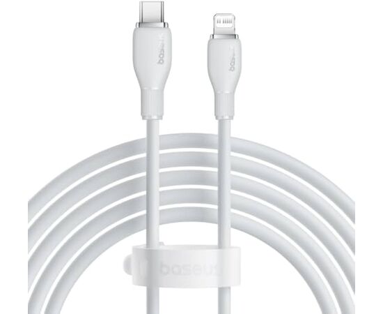  Кабель Type-C to iP Baseus Pudding Series Fast Charging Cable 20W 2m, P10355701221-01 (White) 
