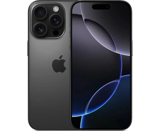  Смартфон Apple iPhone 16 Pro (MYN03AE/A) 256GB Black Titanium with Sim tray 
