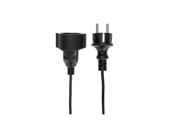  Удлинитель силовой PROconnect PROc-Uc 13-4910 2x0.75кв.мм 1розет. 20м ПВС 6A без катушки черный 