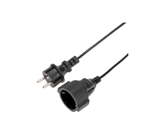  Удлинитель силовой PROconnect PROc-Uc 13-4910 2x0.75кв.мм 1розет. 20м ПВС 6A без катушки черный 