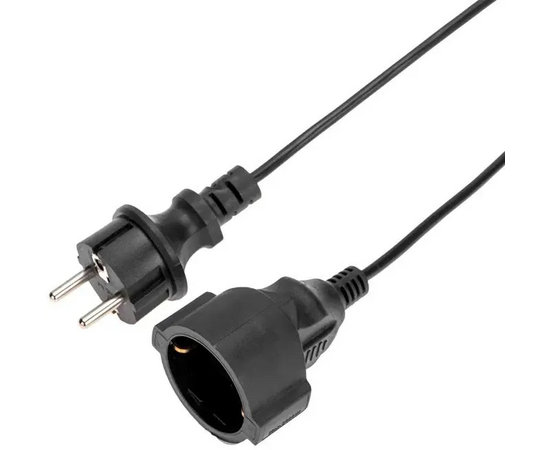  Удлинитель силовой PROconnect PROc-Uc 13-4914 2x0.75кв.мм 1розет. 20м ПВС 6A пласт.рамка черный 