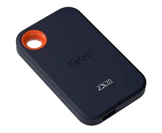  SSD Netac ZX20 (NT01ZX20-002T-32BL) 2TB USB 3.2 Gen 2 Type-C External, R/W up to 2000MB/1800MB/s 