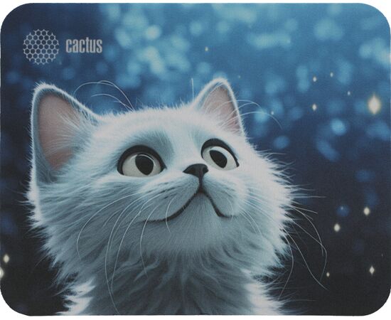  Коврик для мыши Cactus CS-MPC-P06XS White Cat 220x180x2мм 