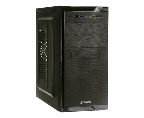  Корпус ExeGate QA-412U Black (EX272747RUS) mATX, XP500, Black, 120mm, 2xUSB+2xUSB3.0, Audio 