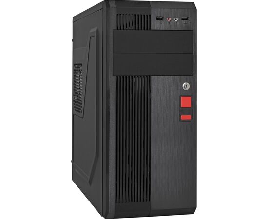  Корпус ExeGate UN-605B Black (EX283224RUS) ATX, UN450, 120mm, 2xUSB, Audio, замок блокировки кнопки питания 