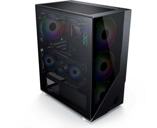  Корпус Formula V-Line 7713 черный без БП ATX 3x120mm 6x140mm 2xUSB2.0 1xUSB3.0 audio bott PSU 