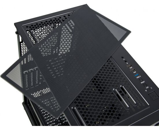  Корпус Formula V-Line 7713 черный без БП ATX 3x120mm 6x140mm 2xUSB2.0 1xUSB3.0 audio bott PSU 