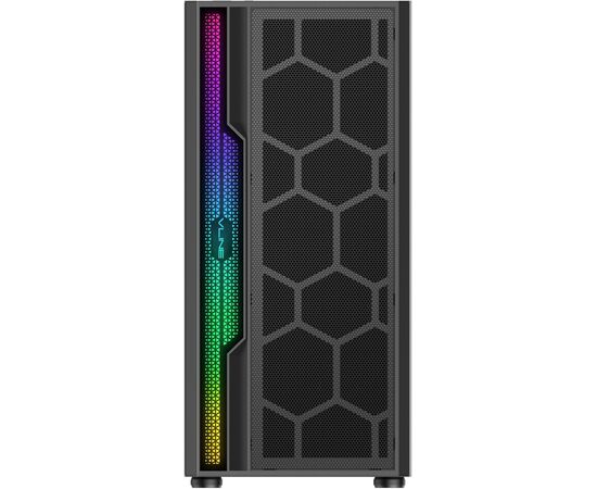  Корпус Formula V-Line 2052 черный без БП ATX 2xUSB2.0 1xUSB3.0 audio bott PSU 