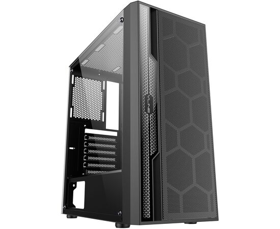  Корпус Formula V-Line 2052 черный без БП ATX 2xUSB2.0 1xUSB3.0 audio bott PSU 