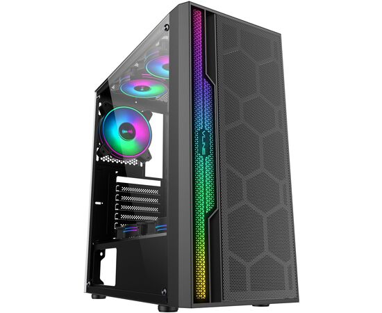  Корпус Formula V-Line 2052 черный без БП ATX 2xUSB2.0 1xUSB3.0 audio bott PSU 