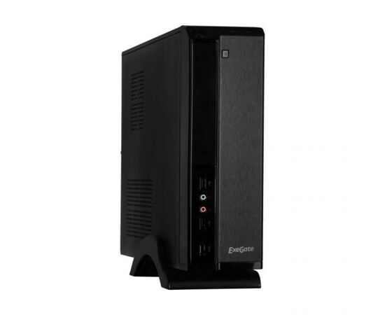  Корпус Exegate EX268691RUS Корпус MiniITX Exegate MI-207 Black, miniITX/mATX, M450, 80mm, 2xUSB, Audio 