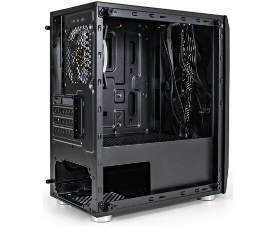  Корпус Exegate Mistery R2 EX294384RUS Minitower mATX, без БП, 2*USB+1*USB3.0, аудио, черный, 1 вент. 12см с RGB подсветкой 