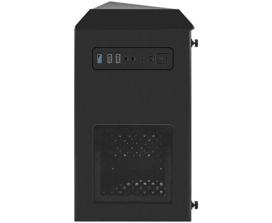  Корпус Exegate Mistery R2 EX294384RUS Minitower mATX, без БП, 2*USB+1*USB3.0, аудио, черный, 1 вент. 12см с RGB подсветкой 