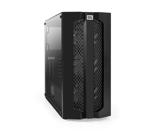  Корпус ExeGate EVO-9205 EX294966RUS Miditower (ATX, без БП, с окном, 1*USB+1*USB3.0, аудио, 3 вент. 12см с RGB подсветкой) 