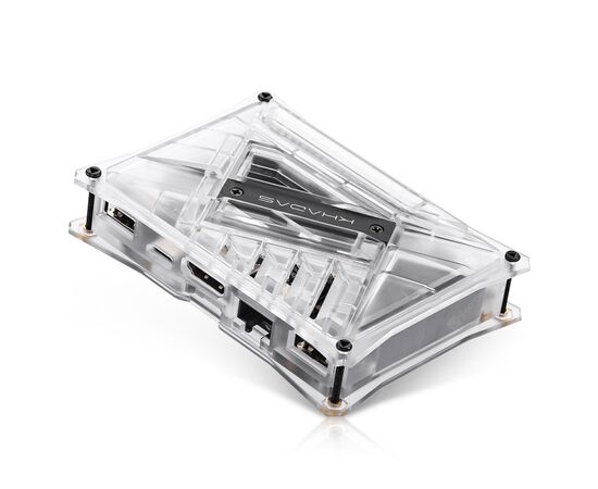 Корпус Khadas KCS-T-001 DIY Case Transparent VIMs DIY Case, Transparent, with heavy metal plate 