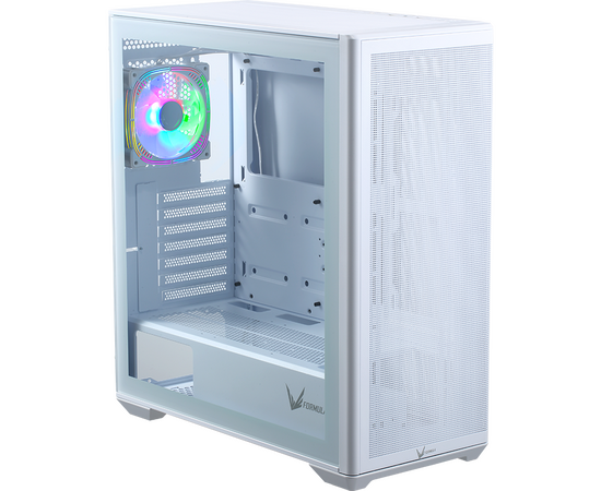  Корпус Formula Air Power G5 Plus белый без БП ATX 1x120mm 2xUSB2.0 1xUSB3.1 audio bott PSU 